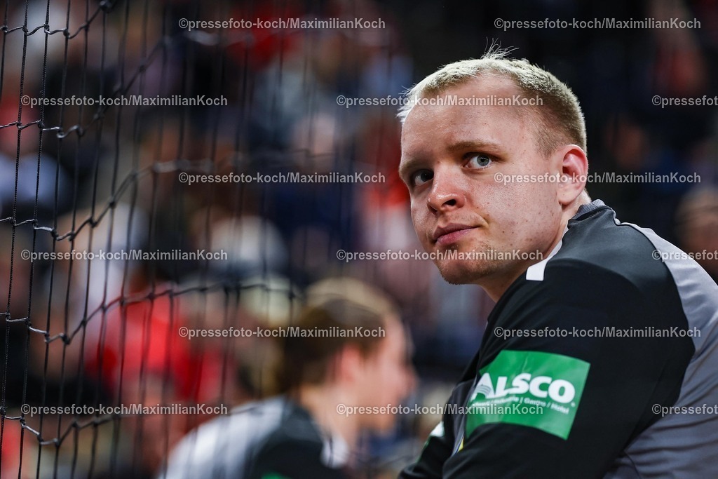 xIAJx150520261005 | 15.05.2026, xIAJx, Handball, Länderspiel, Testspiel, Dänemark - Deutschland, Royal Arena Kopenhagen: Justus Fischer (Deutschland #54) beim warm-up