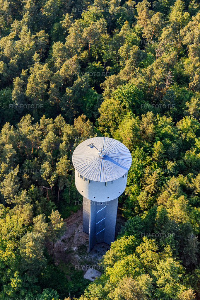Luftbild: Wasserturm in Berg im Bundesland Rheinland-Pfalz in Deutschland. Foto: IMG_114101.jpg vom 23.05.2019 durch Werner Riehm/FLY-FOTO.de