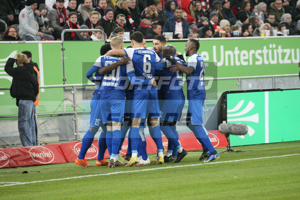 Fortuna Düsseldorf - 1. FC Magdeburg | Torjubel Magdeburg - © Sportfoto-Sale (MK) - Realisiert mit Pictrs.com