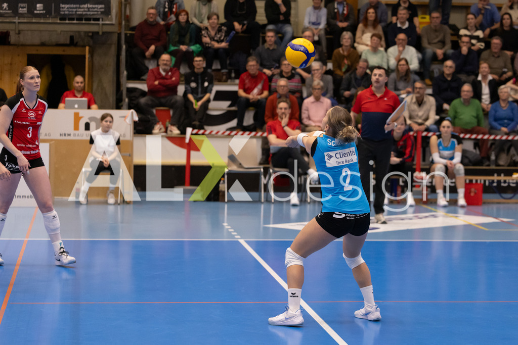 Volleyball I Frauen I Saison 2025-2026 I Volleyball NLA | Women I 1/4 Finals I VC Kanti Schaffhausen - BIWI Volleyball Franches-Montagnes I 21.02.2026 | 2 Kimi Schnegg (CH) (VC Kanti Schaffhausen) – Libera - Realisiert mit Pictrs.com