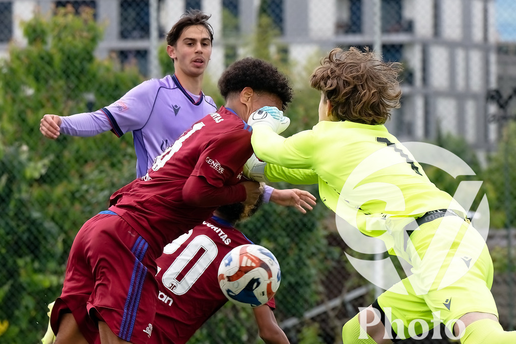 Servette M16  v Bâle M16  - Quarts de finale retour des playoffs de M16 Elite | Geneva, Switzerland - May 16 : during the Quarts de finale retour des playoffs de M16 Elite  match between Servette M16  and Bâle M16  at Stade de Balexert  on May 16 , 2026 in Geneva, Switzerland.