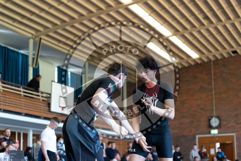 20250329PBB1640 | Fighters compete during the International Luta Livre (ILLCS) Germany IX Spring 2025 Competition spring on March 29, 2025 in Hannover, Germany.© Chiara Dazi
