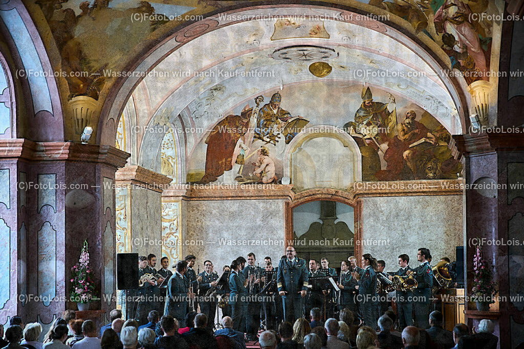 ALP1898_XXXIX_Chopin-Festval_Ausklang_Militaermusik NOe | (C)FotoLois.com, Alois Spandl, XXXIX. internationales CHOPIN-Festival in der Kartause Gaming, AUSKLANG in der Barockbibliothek mit der Militärmusik Niederösterreich unter der Leitung von Militärkapellmeister Oberst Adolf Obendrauf, So 6. August 2023.