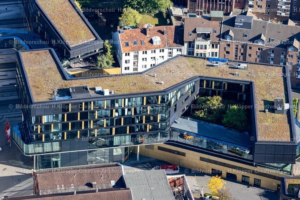 Lufbilder Aachen-6156 | Büro- und Verwaltungsgebäude des Versicherungs- Unternehmens " Generali Deutschland Versicherungen " an der Straße Borngasse in Aachen - Realisiert mit Pictrs.com