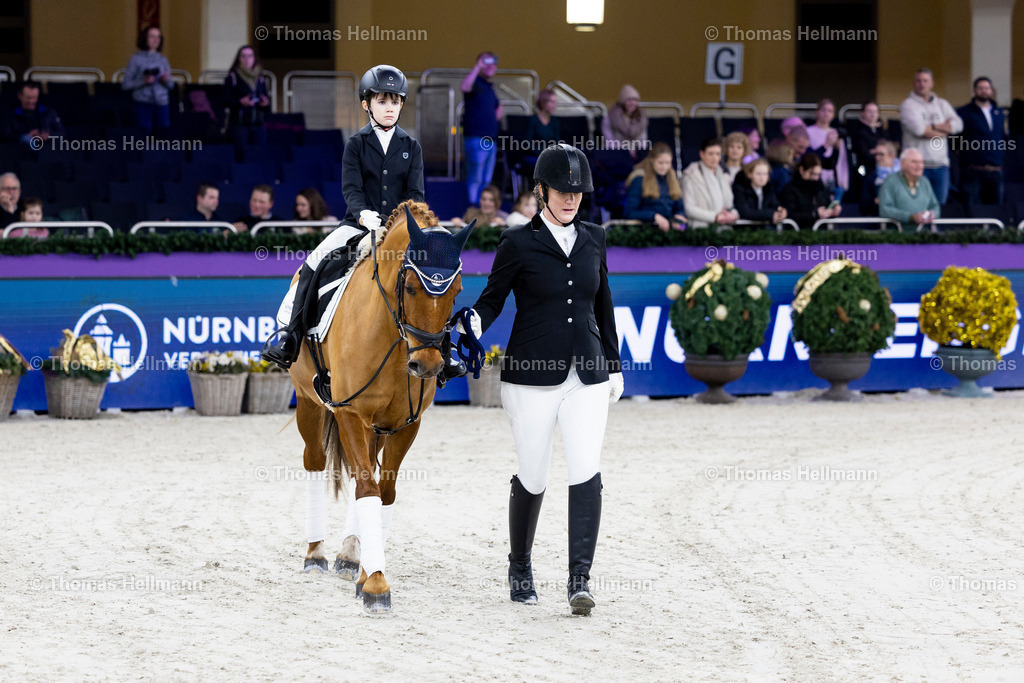 TH_Nürnberger Burgpokal Führzügelwettbewerb_13223 | Nürnberger Burgpokal Führzügelwettbewerb beim Festhallen Reitturnier Frankfurt 2023 am 15.12.23 in Frankfurt, Festhalle