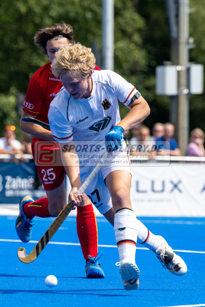 SFE_20230716_0343 | EuroHockey EM U18 Boys Final Belgium vs Germany am 16.07.2023 in Krefeld (Gerd-Wellen-Hockeyanlage), Photo: Stephan Fehrmann 2023 (Sports-Gallery)