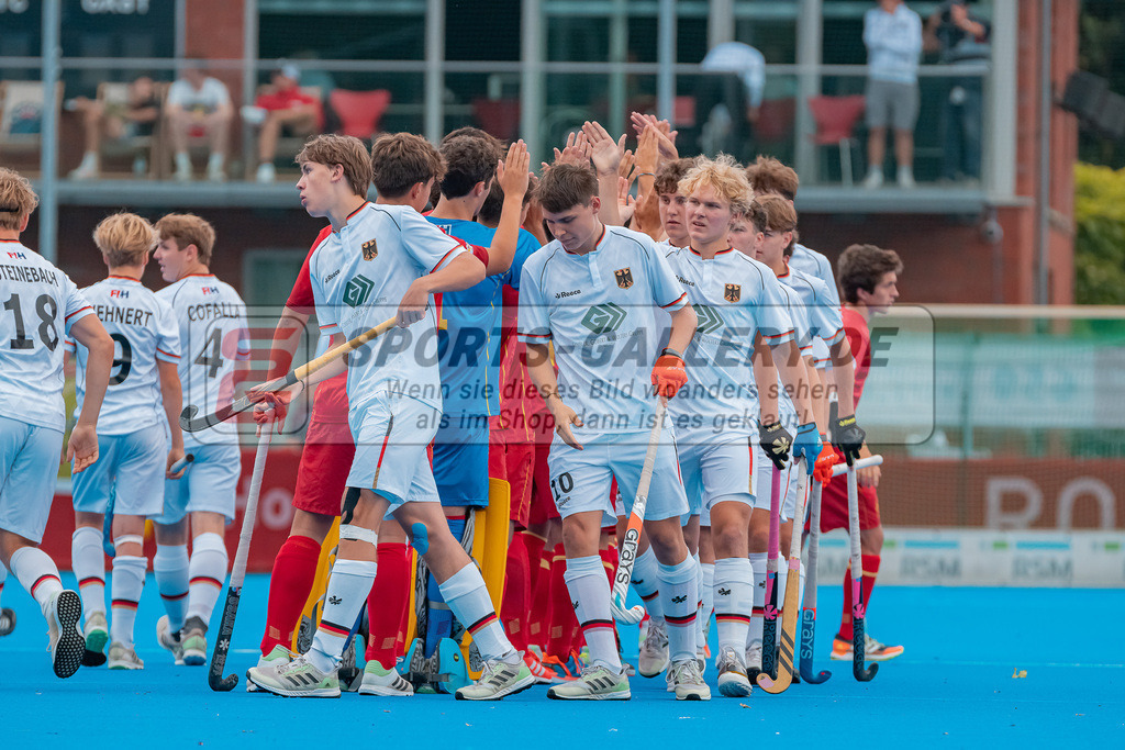 HK_20230715_102422 | Euro Hockey MU18 SF2 Spain vs Germany Championship Girls &amp; Boys am 15.7.2023 CHTC , Krefeld ,