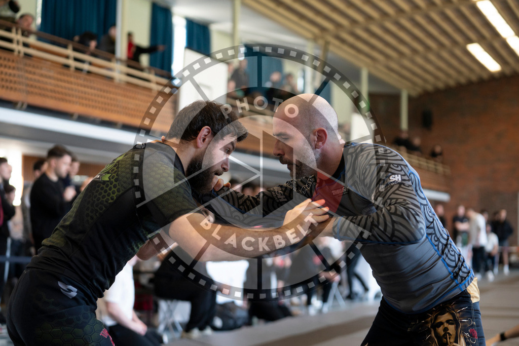 20240309PBB4142 | Fighters compete during the International Luta Livre (ILLCS) Spring Championship in Hannover, Germany, on March 9, 2024.