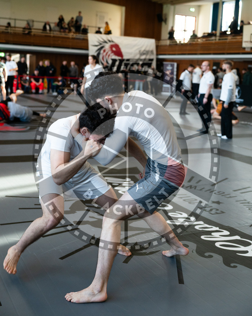 20251129PBB7196 | Fighters compete during the luta livre competition ILLCS XI winter edition on November 29, 2025 in Hannover, Germany.