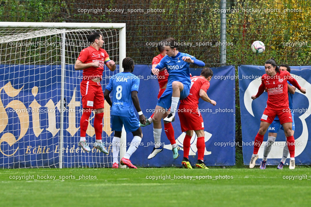 SAK vs. KAC 1909 | #2 David Gräfischer KAC, #8 Issa Diakite SAK, #5 Jakob Geister SAK, #6 Peter Pucker KAC, #4 Patrick Legner KAC, SAK vs. KAC 1909, SAK vs. KAC 1909 am 17.04.2025 in Klagenfurt (Sportpark Welzenegg), Austria, (Photo by Bernd Stefan)