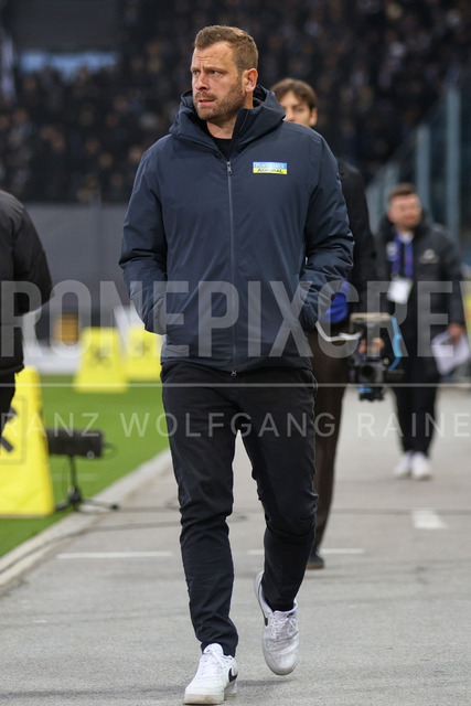 UEFA Europa League 2025/26: SK Sturm Graz vs SK Brann | Graz, Austria, 29.JAN.26 - SOCCER - UEFA Europa League, SK Sturm Graz vs SK Brann Bergen. The image shows head coach Juergen Saeumel (Sturm).