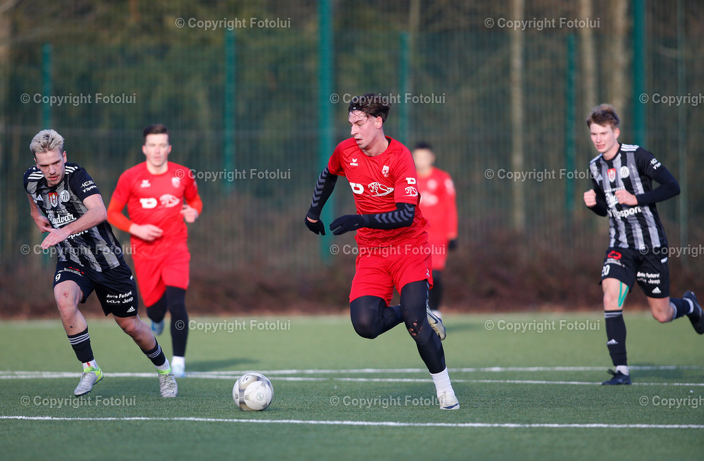 A_LUI_250125_22 | SPORT FUSSBALL TESTSPIEL ASKOE OEDT -SK DYNAMO BUDWEIS 25.01.2025 IM BILD: NICO WIESINGER ( OEDT)    FOTO:FOTOLUI