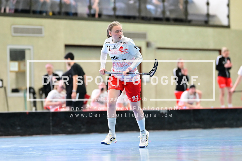 Floorball I Frauen I Saison 2023-2024 I 1. Frauen Floorball-Bundesliga I Playoffs 3. Spieltag I ETV Lady Piranhhas Hamburg - Dümptener Füchse I 48435 | Der Sportfotograf. - Realisiert mit Pictrs.com