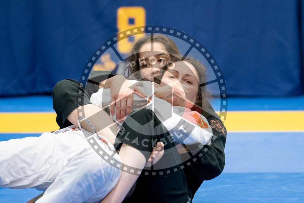 20240124PBB02264 | Fighters compete during the second day of the IBJJF European Championship in Paris, France, on January 24, 2024.