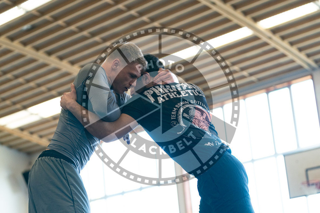 20250329PBB0249 | Fighters compete during the International Luta Livre (ILLCS) Germany IX Spring 2025 Competition spring on March 29, 2025 in Hannover, Germany.© Chiara Dazi