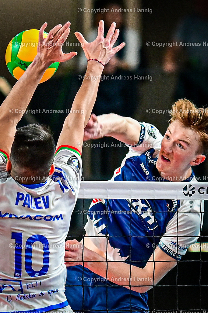 Volleyball I Herren I Saison 2024-2025 I Champions League Volley I 4th Round Leg 4  CLVM 84 I SVG Lüneburg - Levski SOFIA I 18.12.2024 | a-hannig - Realisiert mit Pictrs.com