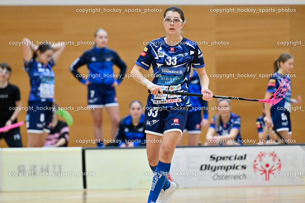 VSV Unihockey Damen vs. FCB München | #33 Marie-Sophie Brabant VSV Unihockey, VSV Unihockey Damen vs. FCB München, VSV Unihockey Damen vs. FCB München am 24.01.2026 in Villach (Ballspielhalle St. Martin), Austria, (Photo by Bernd Stefan)