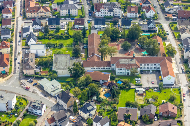Froendenberg230901896 | Luftbild, Gemeinschaftsgrundschule, Fröndenberg, Fröndenberg, Ruhrgebiet, Nordrhein-Westfalen, Deutschland