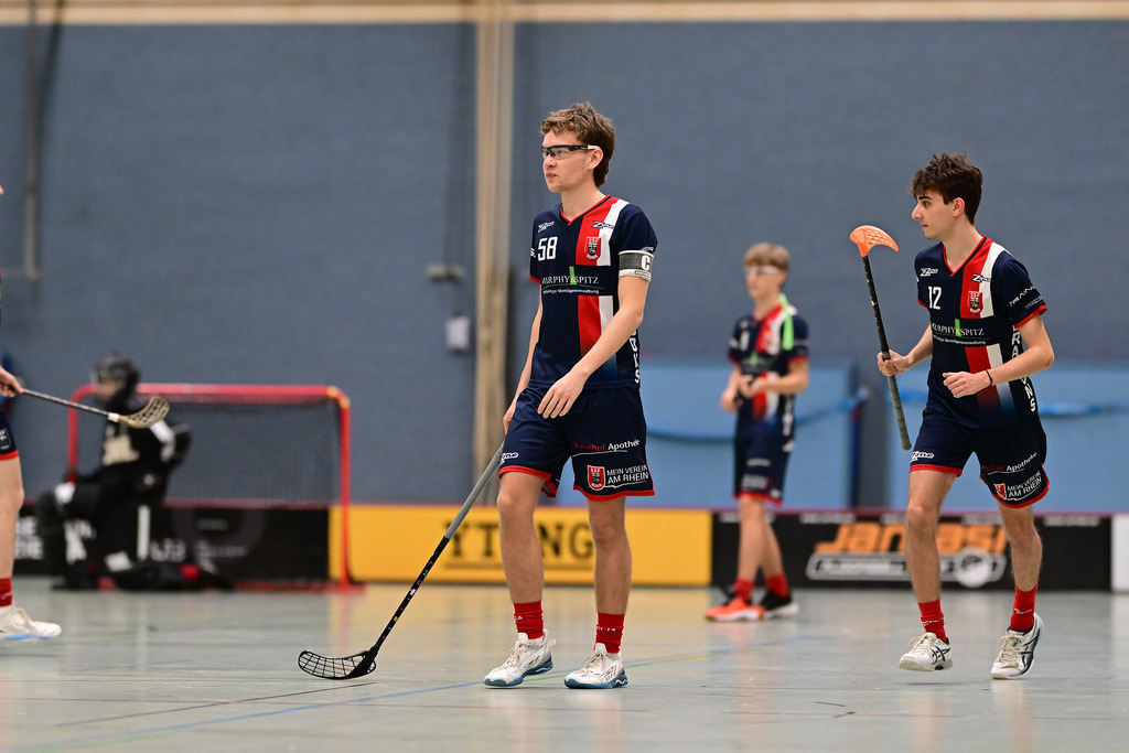 Floorball I Herren I Saison 2024-2025 I 2. FBL Herren Nord-West I 12. Spieltag I MTV Mittelnkirchen - SSF Dragons Bonn II I 037579 | Der Sportfotograf. - Realisiert mit Pictrs.com