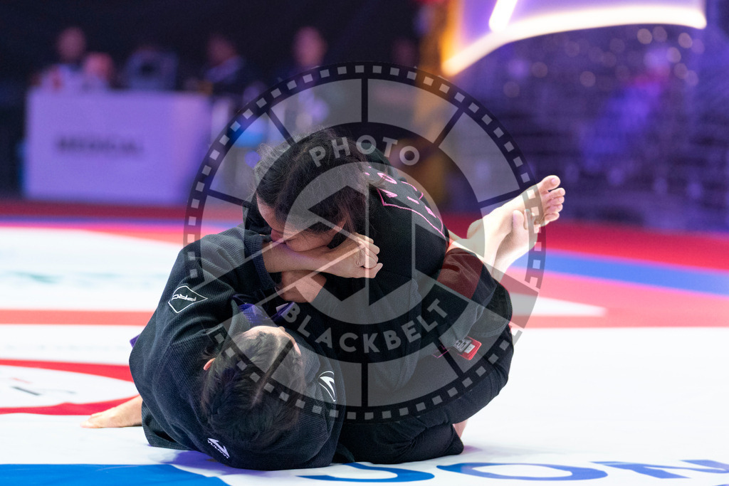 20231106PBB0284 | Fighters compete during the AJP World Master Championship in the Mubadala Arena in Abu Dhabi, Arab United Emirates, on November 6, 2023.