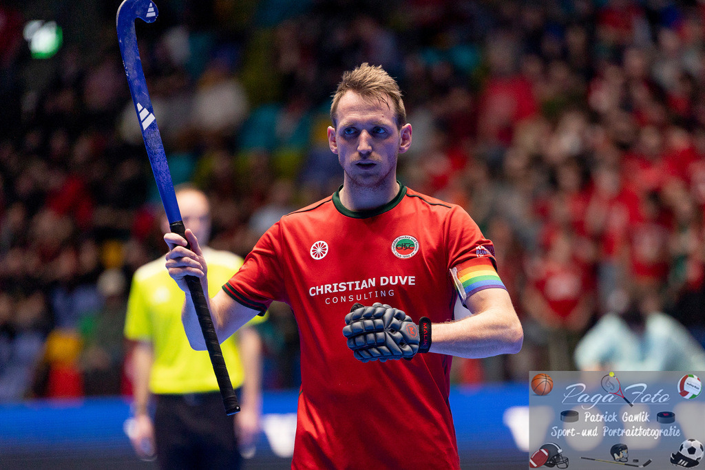 Volvo E.R.B. Final 4 Halbfinale Männer: TSV Mannheim Hockey - Crefelder HTC, 25.01.2025 | Niklas Wellen (Crefelder HTC #10), TSV Mannheim Hockey - Crefelder HTC, Frankfurt, Süwag Arena, 25.1.2025 - Realisiert mit Pictrs.com