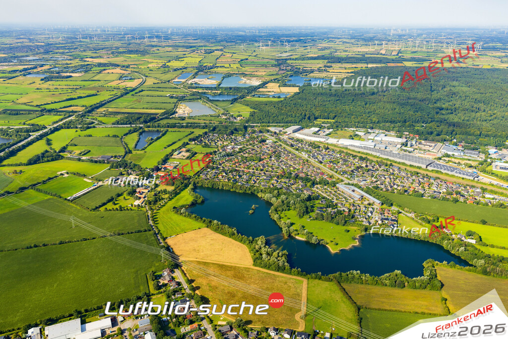Schöne Luftaufnahme als Geschenk in Weding Handewitt - Die Luftbildaufnahme wurde 2025 vom UL-Flugzeug heraus erstellt ( keine Drohne ) - Hochauflösende Luftaufnahme -Nicht vergleichbar mit Google Maps oder Satelittenbilder- Die Geschenkidee !Mit Lizenz und Bildrechte bestellbar