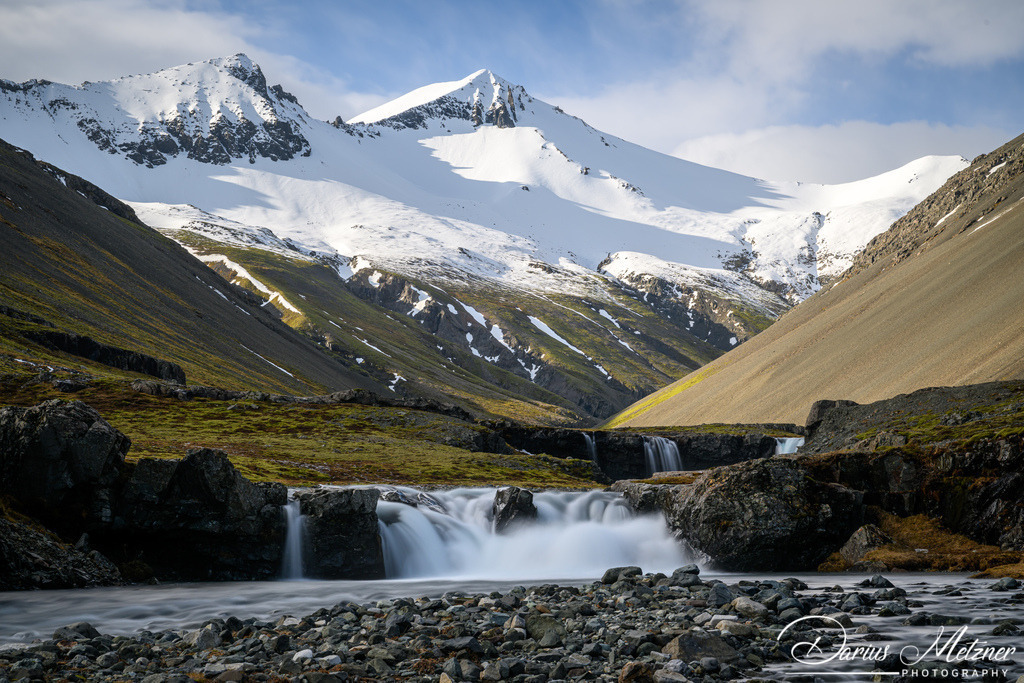 Der Skutafoss Waserfall | Der Skutafoss Wasserfall auf Island