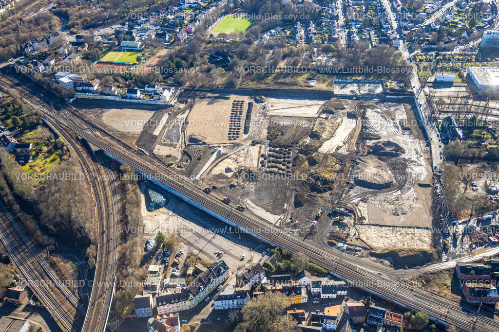 Dortmund260200222 | Luftbild, Baustelle und Neubau für Prologis Park Dortmund DC4, Brachfläche der ehemaligen Zeche Dorstfeld Schacht 1/4 an der Karl-Funke-Straße, Dorstfeld, Dortmund, Ruhrgebiet, Nordrhein-Westfalen, Deutschland