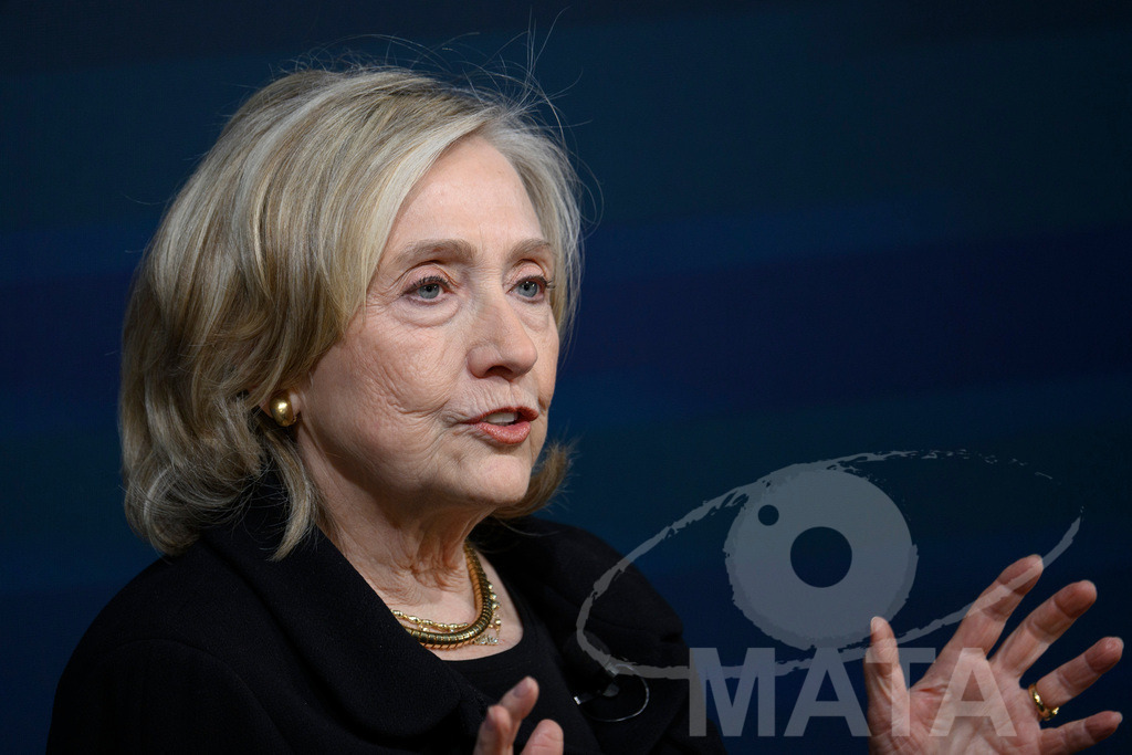 _DWA3665 | Die US-Politikerin Hillary Clinton auf der Veranstaltung Bridging Scholarship and Statecraft im Rahmen der Münchner Sicherheitskonferenz 2026. München, 13.02.2026 Bayern Deutschland  - Realisiert mit Pictrs.com