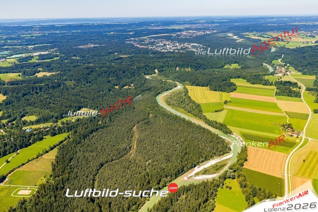 Schöne Luftaufnahme als Geschenk in Isar Dietramszell - Die Luftbildaufnahme wurde 2025 vom UL-Flugzeug heraus erstellt ( keine Drohne ) - Hochauflösende Luftaufnahme -Nicht vergleichbar mit Google Maps oder Satelittenbilder- Die Geschenkidee !Mit Lizenz und Bildrechte bestellbar