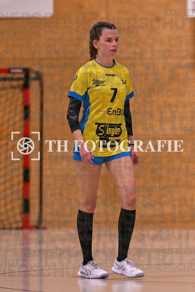 GER, SG Maulburg/Steinen - SV Allensbach 2, Frauen-Handball, Oberliga Suedbaden, 1. Spieltag, Saison 2024/2025, 28.09.2024 | Julia Schuhmacher (SV Allensbach 2, #07)GER, SG Maulburg/Steinen - SV Allensbach 2, Frauen-Handball, Oberliga Suedbaden, 1. Spieltag, Saison 2024/2025, 28.09.2024Foto: TH Fotografie/Thomas Hess