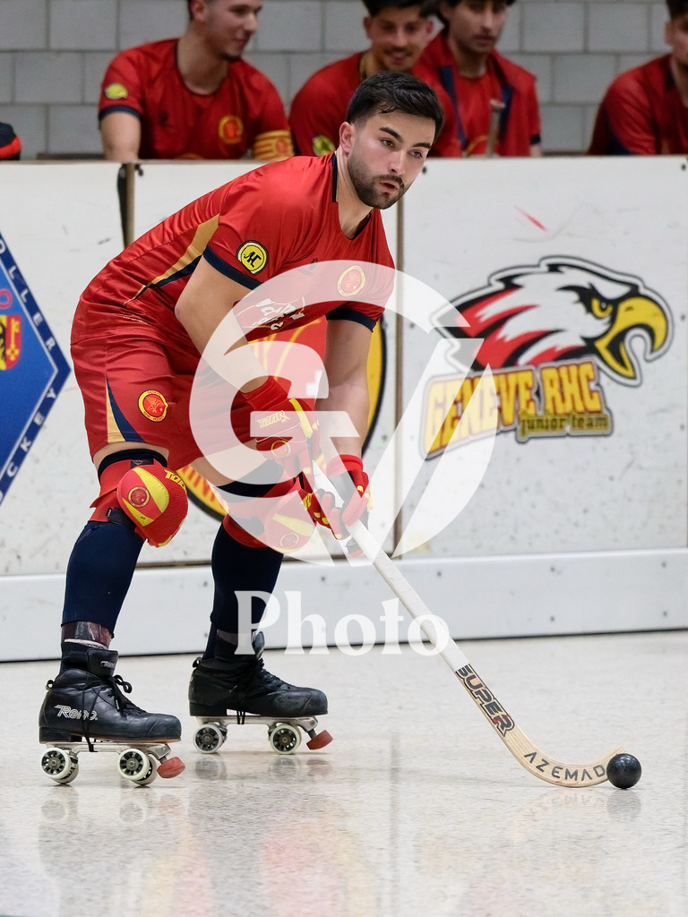 LNA  - Geneve RHC v RHC Diessbach  |  during the LNA  match between Geneve RHC and RHC Diessbach  at Centre sportif de la queue d'arve in Geneve, Switzerland