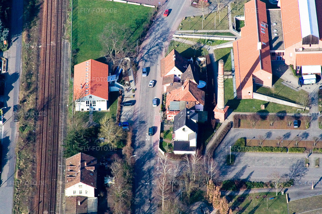 Luftbild: Festhalle von Südwesten in Jockgrim im Bundesland Rheinland-Pfalz in Deutschland. Foto: IMG_5428.jpg vom 21.02.2007 durch Werner Riehm/FLY-FOTO.de