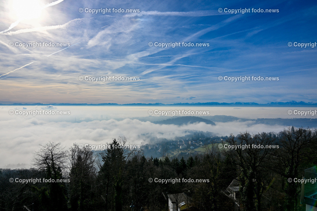 Poestlingberg_ Blick auf Linz im Nebel_ 26.02.2024-2 | 26.02.2024, Poestlingberg, AUT, Poestlingberg Blick auf Linz, im Bild Poestlingberg, Berg, Nebel, Sonne, Himmel, Ausflugsziel, Blick auf Linz, Aussicht