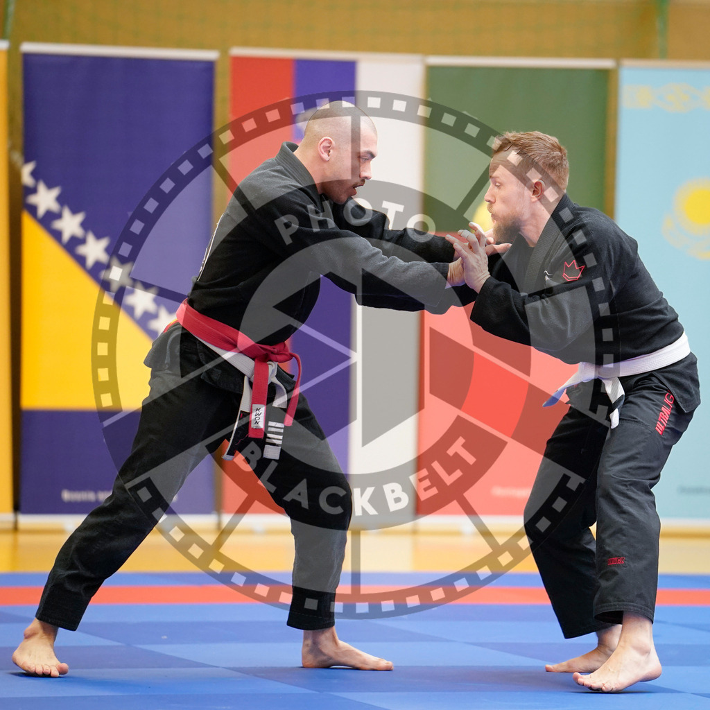 20240203PBB07062 | Fighters compete during the Brazilian Jiu-Jitsu Championship of the AJP Tour in Maintal by Frankfurt am Main, Germany, on February 2, 2024.