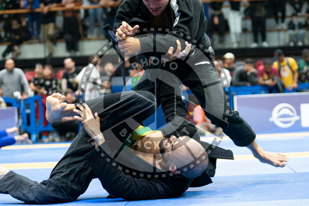20240126PBB1132 | Fighters compete during the Brazilian Jiu-Jitsu European Championship of the IBJJF in Paris, France, on January 26, 2024.