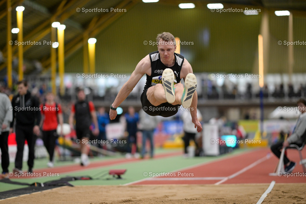 DM Halle 2026_Samstag-164 | 28.02.2026, xkaix, Leichtathletik Deutsche Meisterschaften Halle 2026,  v.l. Luka Herden (LG Brillux Münster) - Realisiert mit Pictrs.com