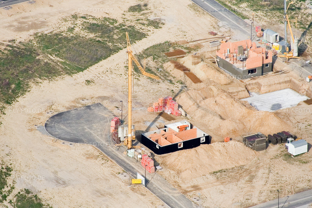 Luftbild: Neubaugebiet Am Höhenweg in Kandel im Bundesland Rheinland-Pfalz in Deutschland. Foto: IMG_5587.jpg vom 15.03.2007 durch Werner Riehm/FLY-FOTO.de