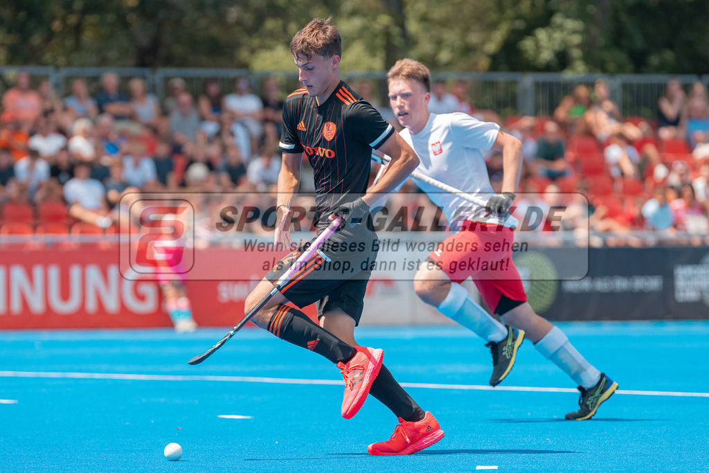HK_20230710_100564 | Euro Hockey MU18 Netherland - Poland Championship Girls &amp; Boys am 10.7.2023 CHTC , Krefeld ,