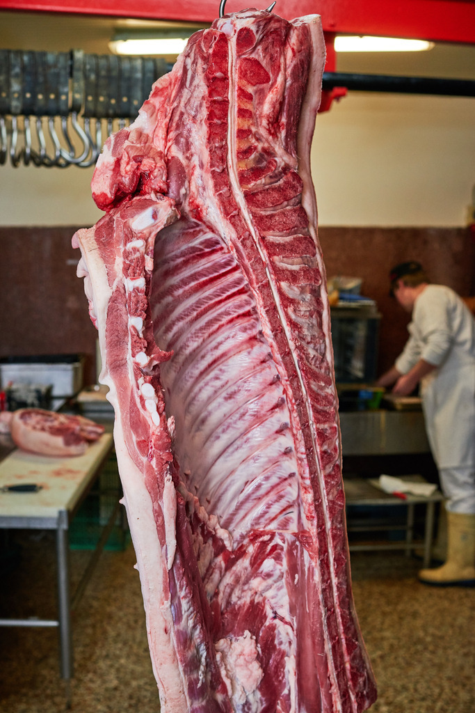 Fleischerei Dormayer | Langenzersdorf, Austria - February 12, 2019: Fleischerei Dormayer; Detail in der Metzgerei. - Realisiert mit Pictrs.com