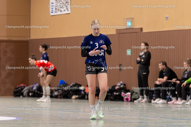 Handball I Damen I Saison 2025-2026 I Verbandsliga Süd I 13. Spieltag I HSG Kalkberg 06 - HSG Holstein Kiel-Kronshagen 2 055 | Franziska Hänisch (3, HSG Kalkberg 06) - Realisiert mit Pictrs.com