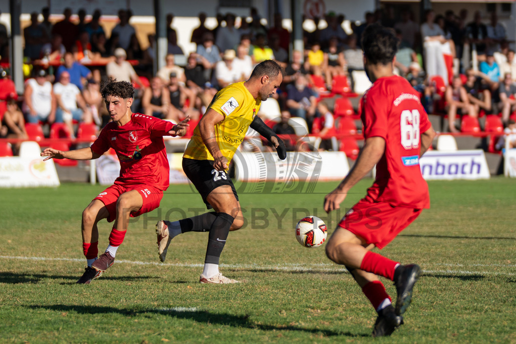 SSV Schwäbisch Hall vs. SG Sonnenhof Großaspach, Fussball, WFV-Pokal, 3. Runde, 11.08.2026 | Fabian Eisele (SG Sonnenhof Großaspach, #23),SSV Schwäbisch Hall vs. SG Sonnenhof Großaspach, Fussball, WFV-Pokal, 3. Runde, 11.08.2026