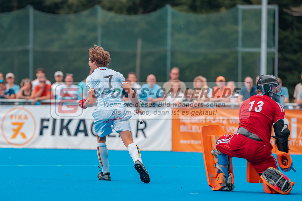 HK_20230715_102375 | Euro Hockey MU18 SF1 Belgium vs Netherlands  Championship Girls & Boys am 15.7.2023 CHTC , Krefeld ,