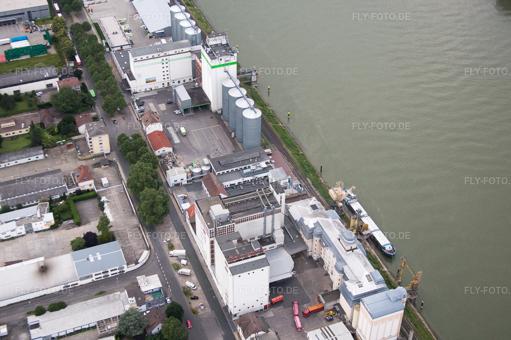 Luftbild: RWZ in Worms im Bundesland Rheinland-Pfalz in Deutschland. Foto: IMG_091115.jpg vom 04.07.2016 durch Werner Riehm/FLY-FOTO.de