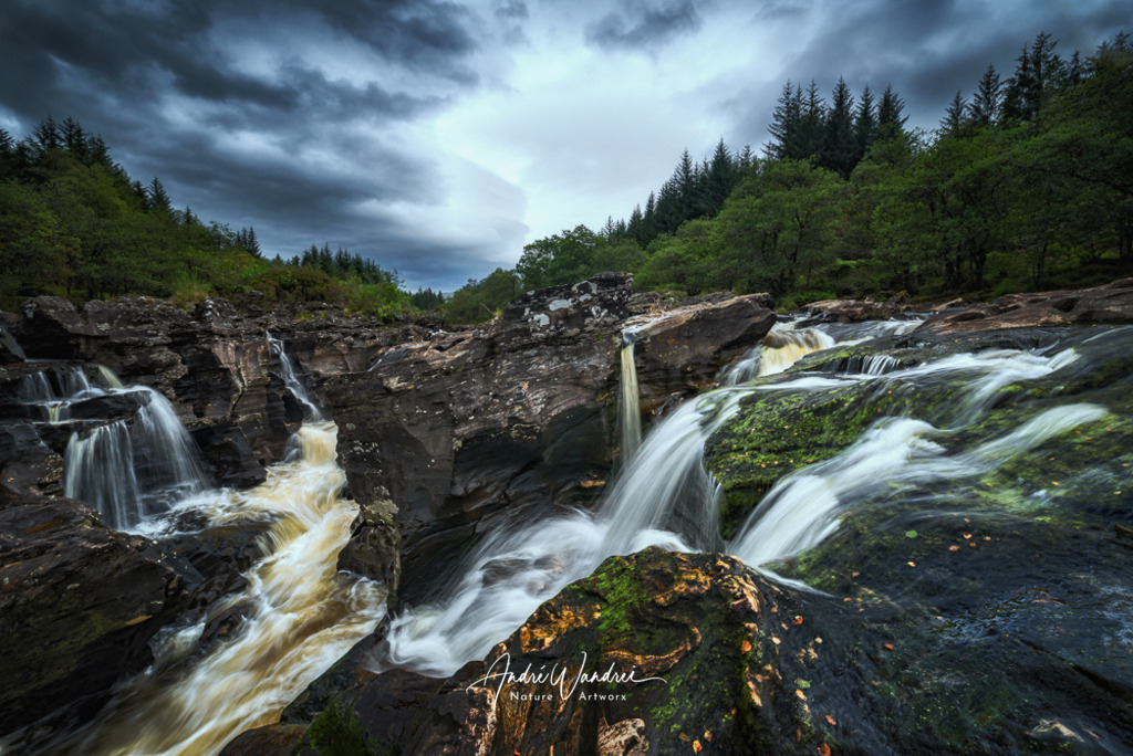 Wasserfälle von Orchy | Andre Wandrei - Nature Artworx - Realisiert mit Pictrs.com