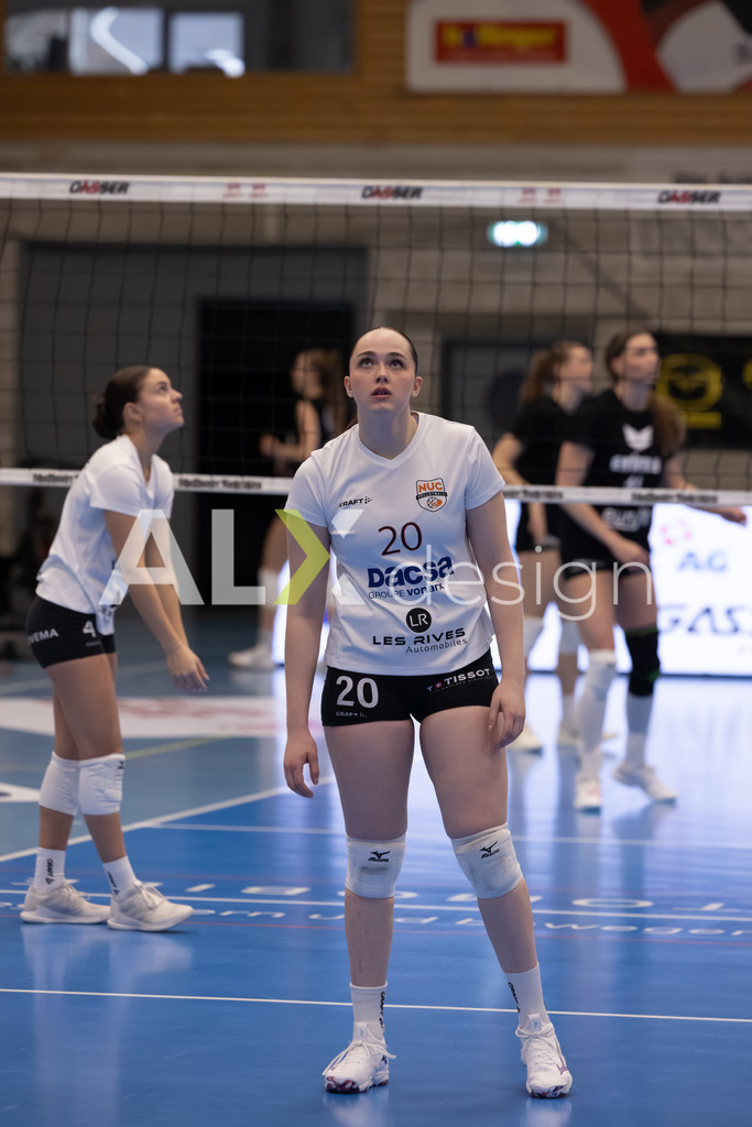 Volleyball I Frauen I Saison 2025-2026 I Volleyball NLA | Women I Round 16 I VC Kanti Schaffhausen - Viteos NUC I 31.01.2026 | 20 Schneider Charlotte (CH) (Viteos NUC) – Mittelblock - Realisiert mit Pictrs.com