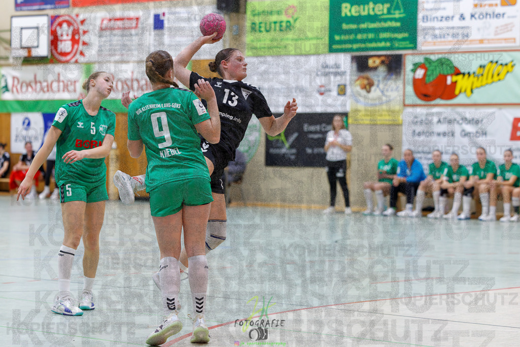 2024-10-19_226 | Jugendbundesliga B-Jugend weiblich; HSG Kleenheim/Langgöns - Longericher SC am 19.10.2024 in Oberkleen (Weidig-Halle) - Realisiert mit Pictrs.com