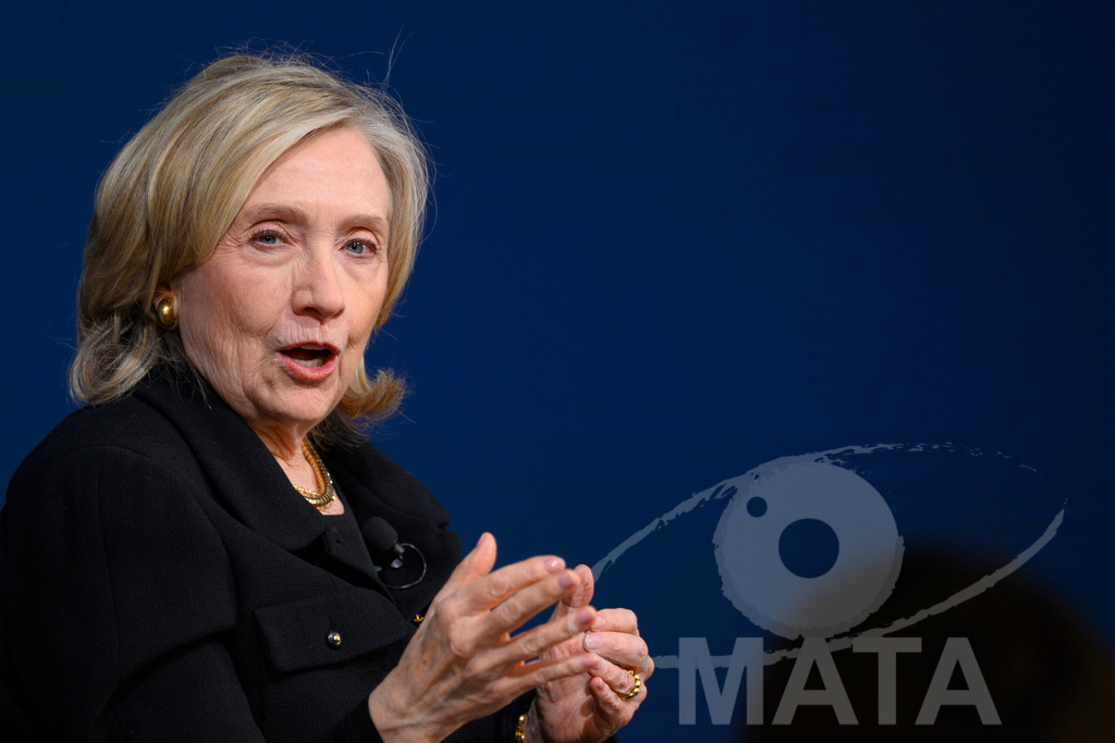 _DWI3159 | Die US-Politikerin Hillary Clinton auf der Veranstaltung Bridging Scholarship and Statecraft im Rahmen der Münchner Sicherheitskonferenz 2026. München, 13.02.2026 Bayern Deutschland  - Realisiert mit Pictrs.com