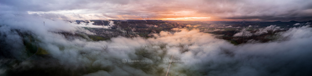 Blick von der Kuchalb bei Sonnenuntergang | löwenblicke | shop