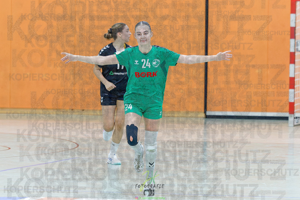 2024-10-19_108 | Jugendbundesliga B-Jugend weiblich; HSG Kleenheim/Langgöns - Longericher SC am 19.10.2024 in Oberkleen (Weidig-Halle) - Realisiert mit Pictrs.com